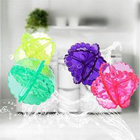 VEFSU HOT ECO Cleaning Ball Washing Helper Laundry Dryer Ball Fabric Softener Cloth (10)