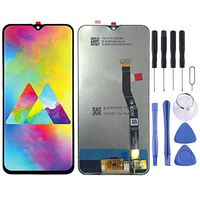 JUNXI Phone case Phone Cover LCD Screen and Digitizer Full Assembly for Galaxy M20 (Black)+Highly Recommended (Color : Black)