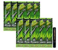 Herb Airtight Tube Pocket Protector with Kingpin Spanish Fly Hemp Wraps 10 Count DC Crafts Nation- Tiki Man