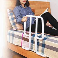 JHBW Anti-Falling Bed Handle, Medical Auxiliary Support Frame, Home Safety Bed Guardrail, Portable Quick Installation Bed Baffle, Get Up Booster, Suitable for Adults, Elderly, Pregnant Women