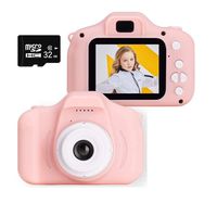 Yuyitec 2019 New Kids Digital Camera for Girls with Game, Pink Childrens Camera with 1080P Screen