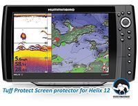 Tuff Protect Clear Screen Protectors for Humminbird Helix 12 Fish Finder