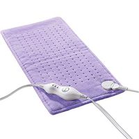 Electric Heating Pad with Fast-Heating Technology, 3 Heat Settings, Soft Plush Heat Therapy for Neck Shoulder Back Pain Relief 12x24 Inch, Dry/Moist Heating Therapy
