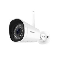 Foscam G2 1080P 25FPS WiFi Security Camera, Alexa Compatible, AI Human & Motion Detection, Free Cloud Service Included, 65ft Night Vision with 30 IR LEDs, IP66 Weatherproof for Indoor or Outdoor,White