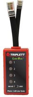 Triplett Line-Bug 4 Telephone and LAN Line Tester - Detect Damaging Currents on RJ11 and RJ45 Lines (9615)