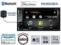 Kenwood DDX393 in Dash Double Din CD DVD Receiver with SiriusXM Satellite Radio SXV300v1 and a Free SOTS Air Freshener