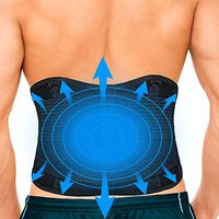 Adjustable Lower Back Brace - Cold Ice Pack & Heat Pack for Lower Back Pain to Support Lumbar, Abdomen, Hip Back, Waist, Scoliosis Herniated Disc, Sciatica, Coccyx Injuries