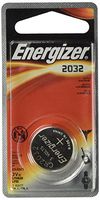 Energizer 2032BP2 Watch/Electronic/Specialty Battery, 2032, 3V, 2/Pack