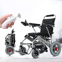 Intelligent Lightweight Foldable Electric Wheelchair, Compact Power Chair, Lightweight Folding Carry Electric Wheelchairs, Durable Wheelchair,12A,2