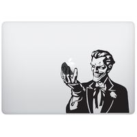Sticker Decal with Fictional Supervillain Design, Computer Sticker, Laptop Sticker, MacBook Sticker, Ipad Sticker, Computer Decal, Laptop Decal, Ipad Decal. Cool Accessories for Laptop, MacBook.
