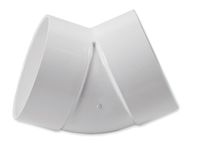 NDS 403 Styrene 45-Degree Hub by Hub Elbow Tubing, 4-Inch by 4-Inch