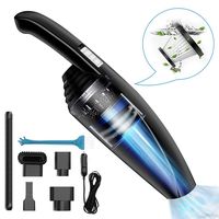 Car Vacuum Cleaner, Goglory Corded Car Vacuum with True 5000PA Strong Suction, 120W High Power Dry/Wet Car Interior Cleaner, DC 12V Lightweight Portable Vacuum with Long Enough Safety Power Cord