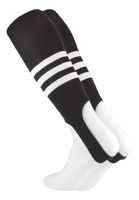 MadSportsStuff Baseball Stirrups by TCK Pattern B (Black/White, Medium)