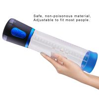 Sexpoy Wonderful Whisper Quiet Séxual Énhancement Silicone Pump for Men Massag Beginner and Advance 3 AAA Battery (Not Include) 100% Secret Packing