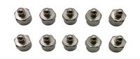 F Type 75 Ohm Terminator Coax Coaxial Cable Adapter Connector RF Port End Caps (10 Pack)