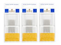 3 Pack DMC Size 24 Cross Stitch Needles (Total 18 Needles)