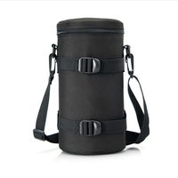 Safrotto Camera Photographic Accessory Nylon Black Camera Lens Case Bag for DSLR Camera Item E10/E9x13/E11/E12/E10X16/E17N/E18 (11x21cm)