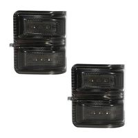 ECCPP Amber LED Signal Lights Brown Side Mirrors Fit For 2008-2016 Ford F250 F350 F450 F550 Super Duty 7C3Z13776A