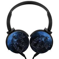 Portable Headset God-Zi-lLa King of Mon-St-ER Stereo Headphones Wired Soft Over-Ear Earphones