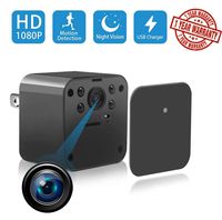 Hidden Security Camera USB Wall Charger - Motion Detection Phone Charger Surveillance Camera - Nanny Spy Cam Adapter 1080 Full HD Support Up to 32GB SD Memory Card