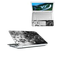 Mightyskins Skin Compatible with Hp Chromebook 14" (2018) - Black Flourish | Protective, Durable, and Unique Vinyl Decal Wrap Cover | Easy to Apply, Remove, and Change Styles | Made in The USA