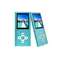 RHDTShop MP3 Player, Fashion Music Player, with a 32GB Card, Blue