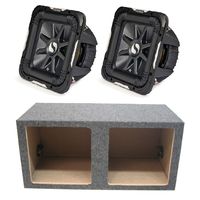 Kicker 11S15L74 Solobaric L7 Subwoofer Dual 15" Sealed Sub Enclosure Box New