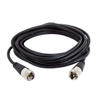 PL259 Cable, CB Coax Cable, 15FT(4.5m) RFAdapter RG58 Jumper Coaxial Cable, PL-259 UHF Male to Male Connector, 50 Ohm for HAM Radio, Antenna Analyzer, Dummy Load, SWR Meter