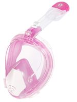 Snorkeling Mask Full Face Foldable Easy Breathe Anti-UV Ear Pressure Balance Design 180 Panoramic View Double Anti-fog Anti-leak Detachable Camera Mount Earplugs Clear PVC Bag Snorkel Set Adults Kids