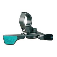 PNW Components Loam Lever Dropper Remote (Grey/Teal, Standard 22.2mm Clamp)
