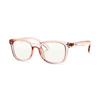 Anti Blue Ray Glasses with Plastic Frame Blue Light Blocking Eyeglasses with UV400 Transparent Lens Computer Gaming Glasses for Women Men (VS-06Pink)