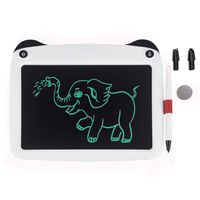9 inch Writing &Drawing Board Doodle Board Toys for Kids,YYhappy childhood Birthday Gift for 4-5 Years Old Kids & Adults LCD Writing Tablet with Stylus Smart Paper for Drawing Writer (White )