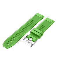 Veepola New Soft Silicone Quick Install Strap Wristband Replacement Watch Bands for Garmin Fenix 5X GPS Watch (Green)