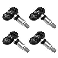 Autel 2 in 1 315/433 2in1-4PCS MX Dual Frequency (315MHz + 433MHz) Clamp-in OE-Level Universal Programmable TPMS Tire Pressure (Metal Camp Stem Pack of 4 Sensors)