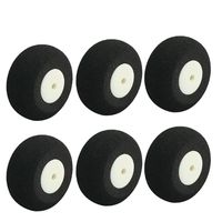 6pcs RC Model Airplane Super Light Sponge Tire Tail Wheel 25mm 1.2"