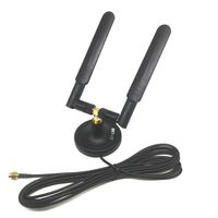 Magnet Antenna 2.4GHz 5GHz 5.8GHz WiFi Antenna with SMA Male Magnetic Base
