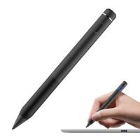 MoKo Universal Active Stylus Pen, Capacitive Fine Point Touch Screen Tablets Ditgial Pencil Compatible Apple iPad, Mini/Air/Pro, iPhone, Samsung Galaxy, Touchscreen Devices & Smartphones - Black
