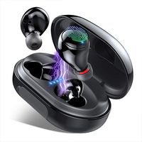 Wireless Earbuds, IPX8 Waterproof Bluetooth 5.0 Headphones, 120H Playtime, 6D Stereo Sound in Ear Wireless Headphones with Mic, Smart Touch Control, 3500mAh Charging Case for iOS and Android