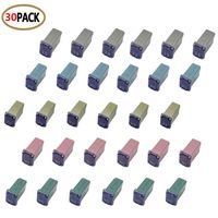 30 pc Automotive MCASE Mini Box Shaped Cartridge Fuse Kit for Cars, Trucks, and SUVs