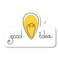 Good IDea Sticker Inspirational Stickers - 2 Pack - Laptop Stickers - 2.5" Vinyl Decal - Laptop, Phone, Tablet Vinyl Decal Sticker (2 Pack) S82333