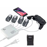 Fstop Labs Rapid Parallel Battery Charger for DJI Spark, 6 in 1 Intelligent Charging Hub Worldwide Compatible