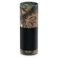 MightySkins Skin Compatible with Amazon Echo - Steam Punk Room | Protective, Durable, and Unique Vinyl Decal wrap Cover | Easy to Apply, Remove, and Change Styles | Made in The USA