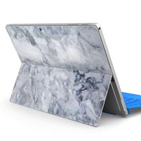 igsticker Ultra Thin Premium Protective Back Stickers Skins Universal Tablet Decal Cover for Microsoft Surface Pro 4/ Pro 2017/ Pro 6(2018) 013271 Gray　Marble　Pattern