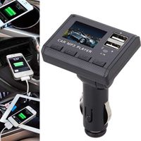 Susun Car Music MP3 Player FM Transmitter Modulator Dual USB Charging SD MMC Remote