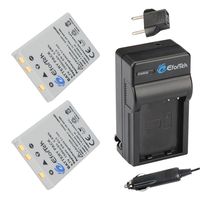 EN-EL5 EforTek Battery (2-Pack) and Charger Kit for Nikon CoolPix P530, P520, P510, P100, P500, P5100, P5000, P6000, P90, P80, 4200, 5200, 5900, 7900, P3, P4, S10 Cameras,100% Compatible with Original