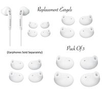 Gel Earbud Replacement by GF Pro - Replacement Tips Designed for Samsung Galaxy S6 Edge Earphones - Size Medium (M)