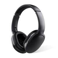 Baseus D02 Bluetooth Headphones Over Ear, Hi-Fi Stereo Wireless Headset, Bluetooth 5.0 Earphone Handsfree Headset Foldable, Soft Memory-Protein Earmuffs with Mic