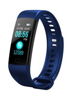 Smart Watch Slim Fitness Tracker Heart Rate Monitor,Gym Amazing Sports Activity Tracker Watch, Waterproof Pedometer Watch with Sleep Monitor, Step Tracker for Kids, Women, and Men(Blue)