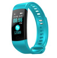 Smart Watch Slim Fitness Tracker Heart Rate Monitor, Sports Activity Tracker Watch, Waterproof Pedometer Watch with Sleep Monitor, Step Tracker for Kids, Women, and Men (Turquoise)