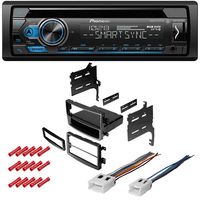 CACHÉ KIT472 Bundle w/Single Din Car Stereo Bluetooth CD Receiver for 2006-2008 Nissan 350Z w/Smart Sync, Pandora Control, Spotify, Front USB, AUX Input w/in Dash Installation Kit (4item)